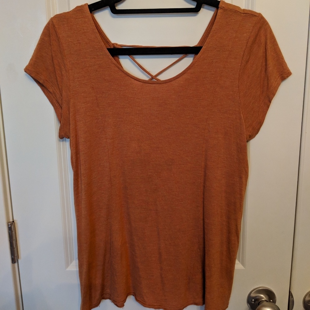 Super Cute Lace-Up Blouse